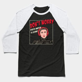 DON'T WORRY! pop art post punk mashup Baseball T-Shirt